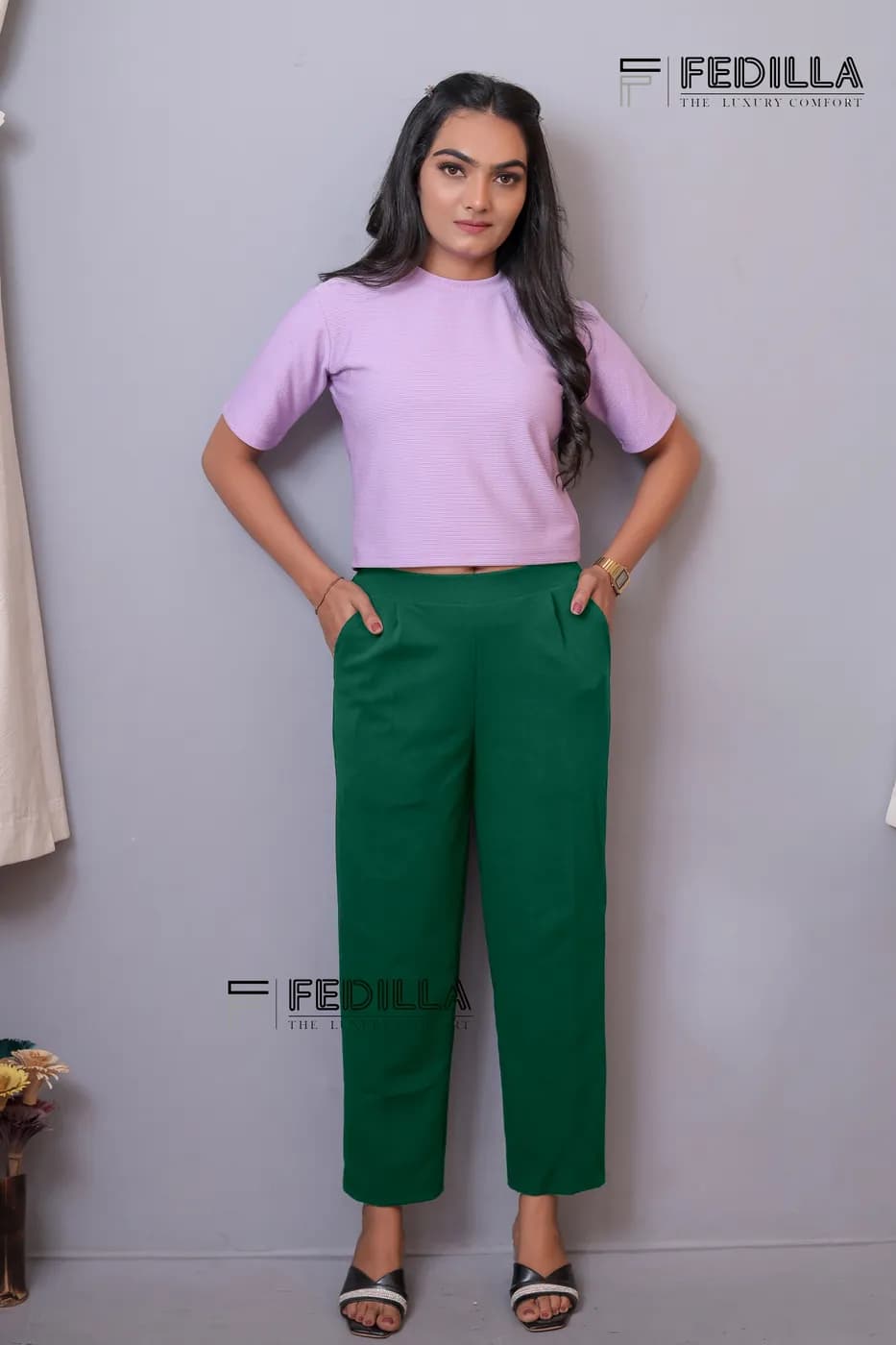 FF-53 Ankle-Length Trouser - Bottle Green