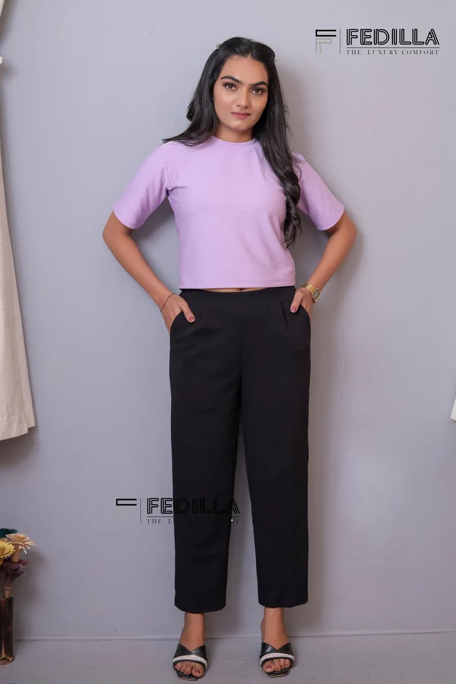 FF-53 Ankle-Length Trouser - Black