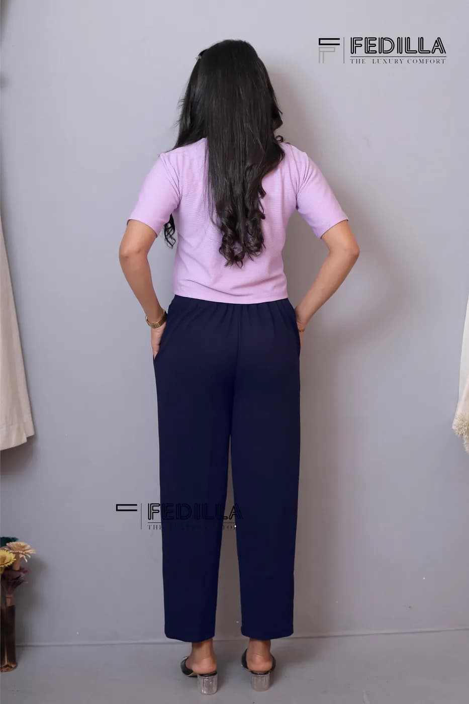 FF-53 Ankle-Length Trouser - Blue — photo 4