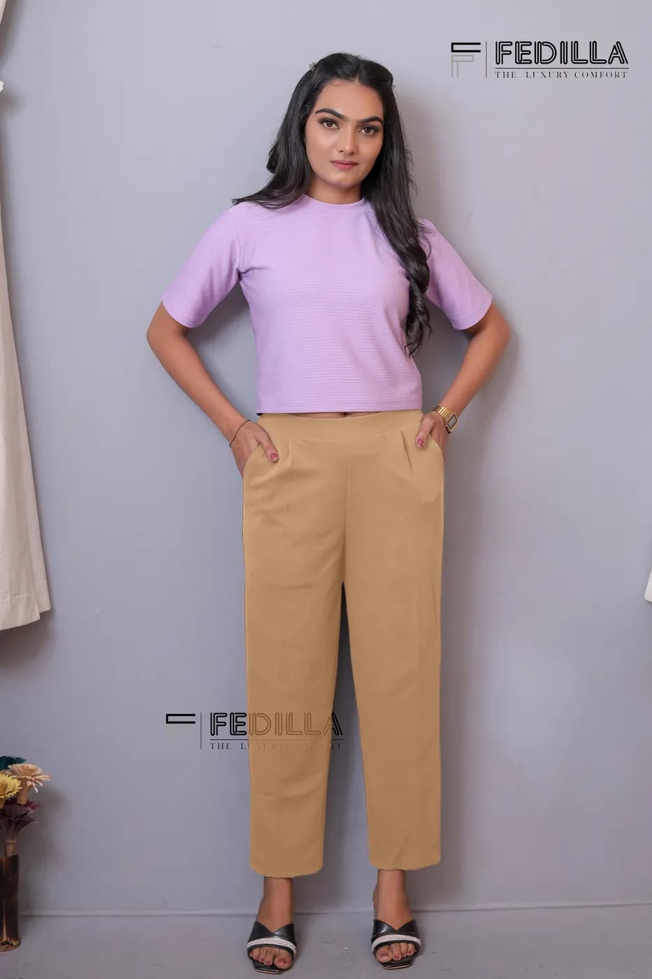 FF-53 Ankle-Length Trouser - Khakhi — photo 1