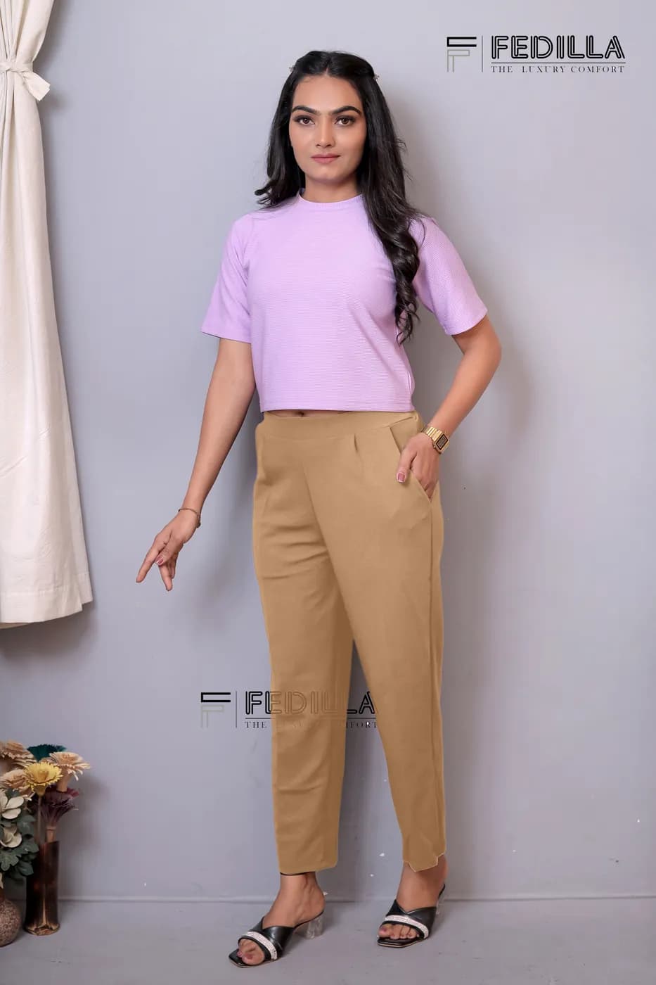 FF-53 Ankle-Length Trouser - Khakhi — photo 2
