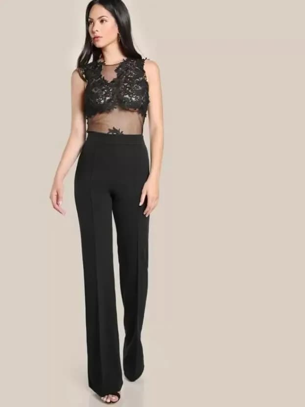 FF-80 High-Waist Flared Trouser - Black — photo 4
