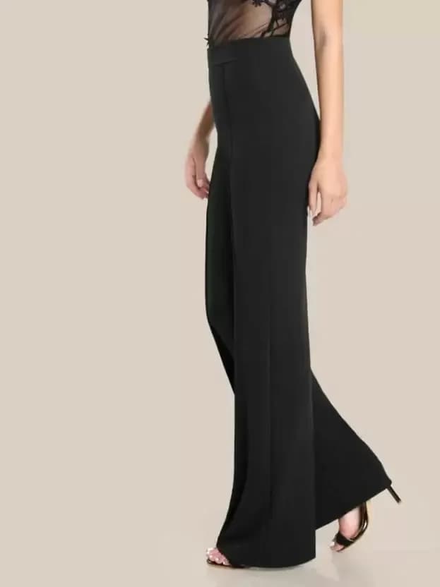 FF-80 High-Waist Flared Trouser - Black — photo 5